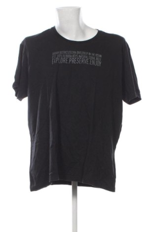 Ανδρικό t-shirt Angelo Litrico, Μέγεθος 3XL, Χρώμα Μαύρο, Τιμή 11,99 €