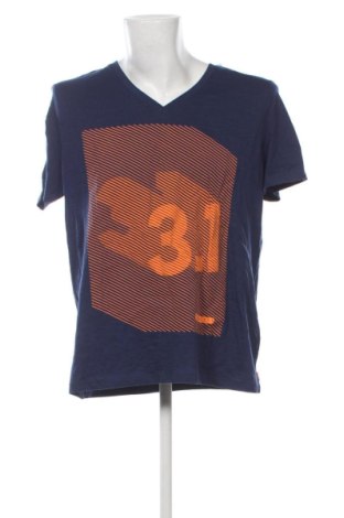 Tricou de bărbați Angelo Litrico, Mărime XL, Culoare Albastru, Preț 60,99 Lei