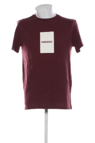 Мъжка тениска Bershka, Размер M, Цвят Червен, Цена 10,00 €