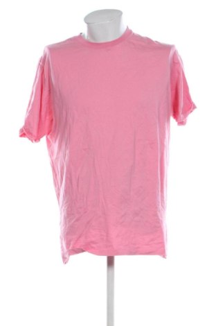 Męski T-shirt Bershka, Rozmiar XL, Kolor Różowy, Cena 51,99 zł