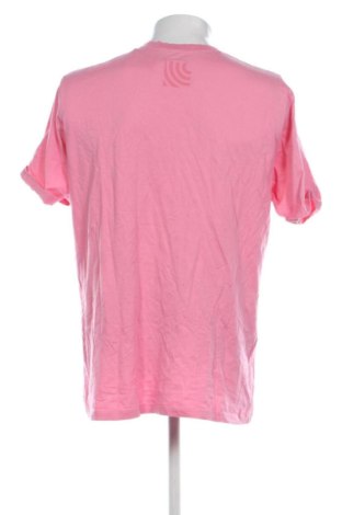 Męski T-shirt Bershka, Rozmiar XL, Kolor Różowy, Cena 51,99 zł