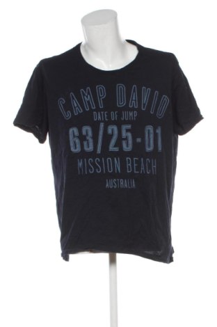 Ανδρικό t-shirt Camp David, Μέγεθος XXL, Χρώμα Μπλέ, Τιμή 17,99 €