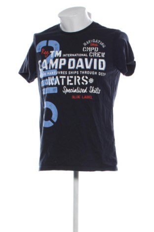 Tricou de bărbați Camp David, Mărime L, Culoare Albastru, Preț 88,99 Lei