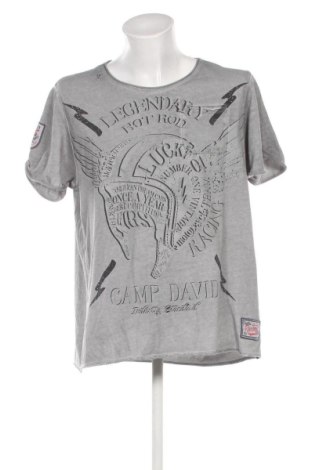 Ανδρικό t-shirt Camp David, Μέγεθος M, Χρώμα Γκρί, Τιμή 16,99 €