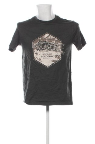 Męski T-shirt Decathlon, Rozmiar M, Kolor Zielony, Cena 51,99 zł