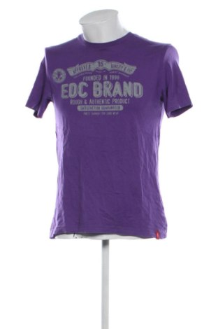 Tricou de bărbați Edc By Esprit, Mărime M, Culoare Mov, Preț 47,99 Lei