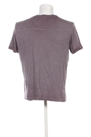 Męski T-shirt Emilio Adani, Rozmiar L, Kolor Brązowy, Cena 40,99 zł