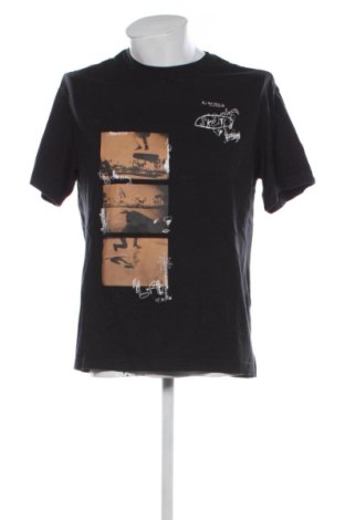 Tricou de bărbați H&M, Mărime M, Culoare Negru, Preț 52,13 Lei