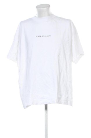 Męski T-shirt H&M, Rozmiar XL, Kolor Biały, Cena 37,99 zł