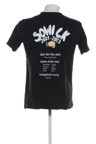 Męski T-shirt Identity, Rozmiar L, Kolor Czarny, Cena 46,99 zł