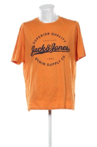 Herren T-Shirt Jack & Jones, Größe XXL, Farbe Orange, Preis € 10,99
