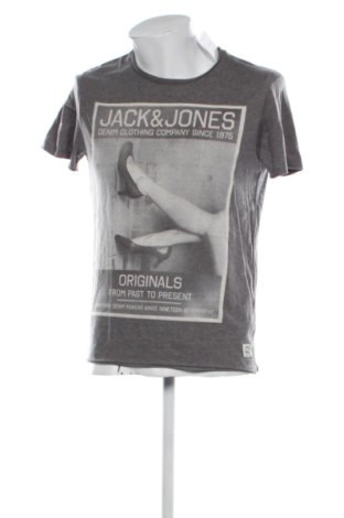 Ανδρικό t-shirt Jack & Jones, Μέγεθος L, Χρώμα Γκρί, Τιμή 9,99 €