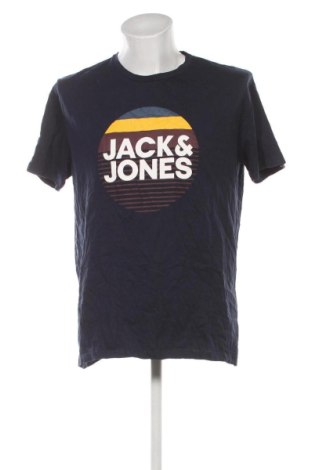 Męski T-shirt Jack & Jones, Rozmiar XXL, Kolor Niebieski, Cena 37,99 zł