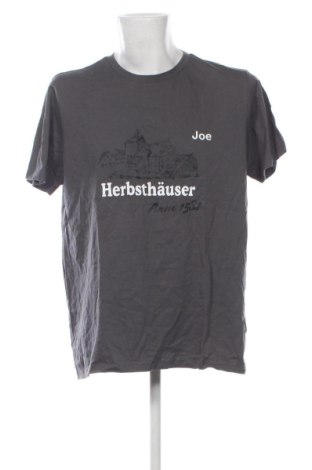 Ανδρικό t-shirt Jako, Μέγεθος XXL, Χρώμα Γκρί, Τιμή 9,99 €