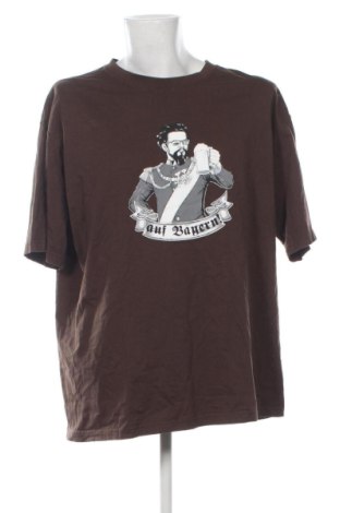 Tricou de bărbați James & Nicholson, Mărime 3XL, Culoare Maro, Preț 60,99 Lei