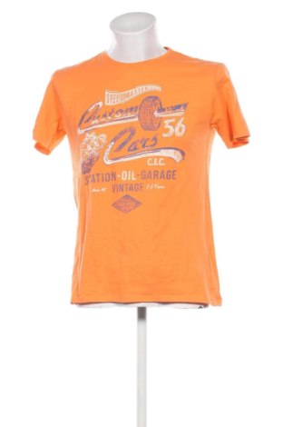 Męski T-shirt Jean Pascale, Rozmiar M, Kolor Pomarańczowy, Cena 51,99 zł