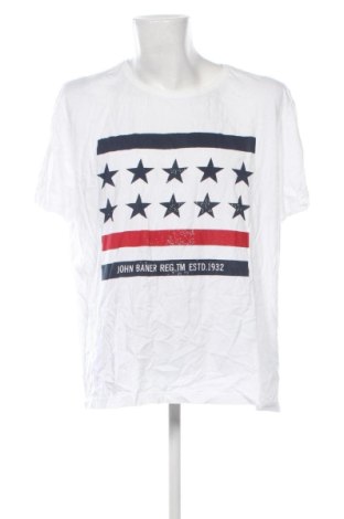 Męski T-shirt John Baner, Rozmiar XXL, Kolor Biały, Cena 51,99 zł
