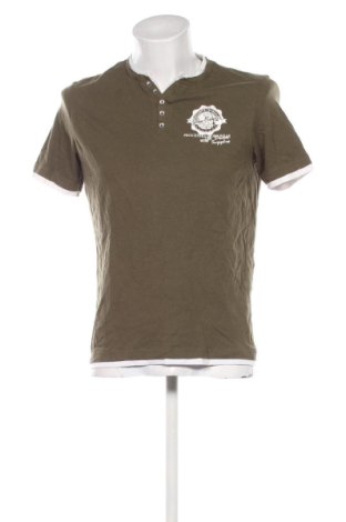 Męski T-shirt John Baner, Rozmiar M, Kolor Zielony, Cena 51,99 zł