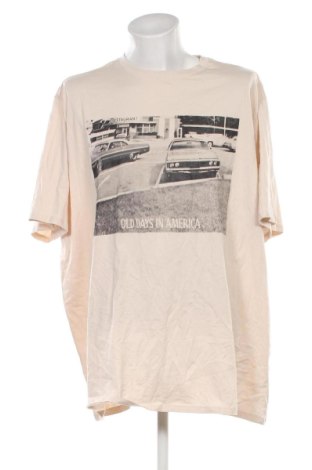 Tricou de bărbați Kiabi, Mărime 5XL, Culoare Bej, Preț 60,99 Lei