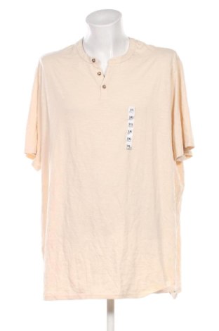Ανδρικό t-shirt Kiabi, Μέγεθος 5XL, Χρώμα  Μπέζ, Τιμή 18,99 €
