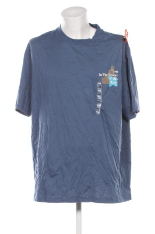 Tricou de bărbați Kiabi, Mărime 4XL, Culoare Albastru, Preț 60,99 Lei