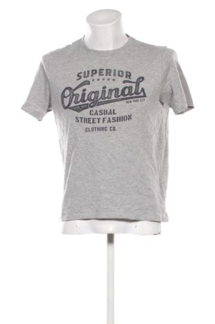 Męski T-shirt Livergy, Rozmiar M, Kolor Szary, Cena 42,99 zł