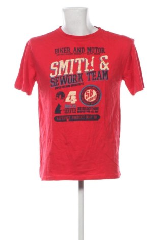 Pánske tričko  Mauro Ferrini, Veľkosť XL, Farba Červená, Cena  11,95 €
