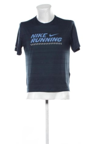Tricou de bărbați Nike Running, Mărime M, Culoare Albastru, Preț 85,99 Lei
