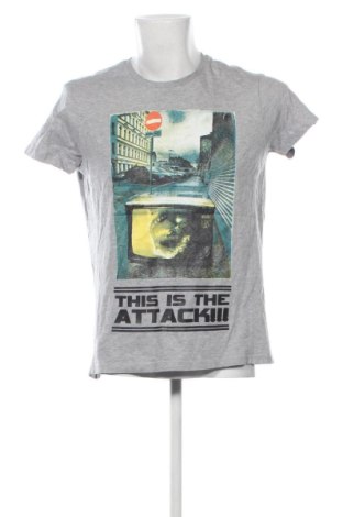 Męski T-shirt Piazza Italia, Rozmiar XL, Kolor Szary, Cena 51,99 zł