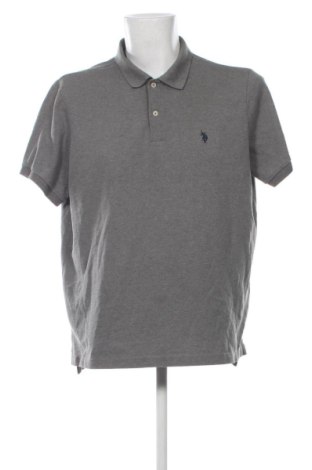 Ανδρικό t-shirt Polo, Μέγεθος 3XL, Χρώμα Γκρί, Τιμή 34,99 €