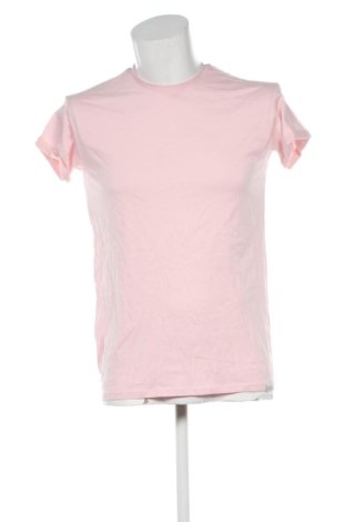 Tricou de bărbați Pull&Bear, Mărime S, Culoare Roz, Preț 60,99 Lei