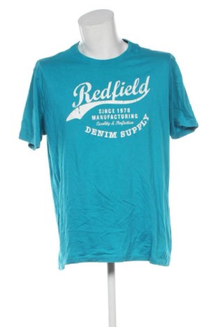 Ανδρικό t-shirt Redfield, Μέγεθος XXL, Χρώμα Μπλέ, Τιμή 10,99 €