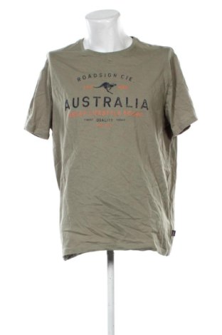 Ανδρικό t-shirt Roadsign, Μέγεθος XXL, Χρώμα Πράσινο, Τιμή 10,99 €