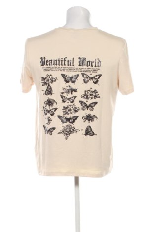 Ανδρικό t-shirt Romwe, Μέγεθος M, Χρώμα  Μπέζ, Τιμή 11,99 €