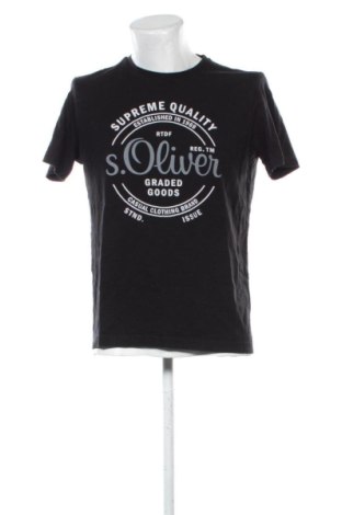 Мъжка тениска S.Oliver, Размер L, Цвят Черен, Цена 8,18 €
