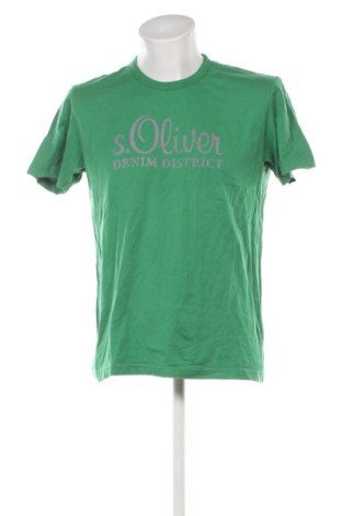 Tricou de bărbați S.Oliver, Mărime XL, Culoare Verde, Preț 47,99 Lei