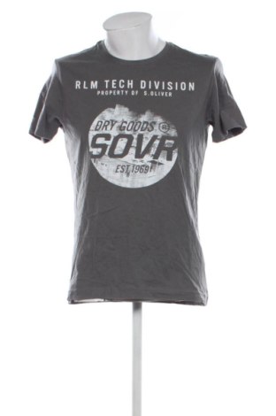 Ανδρικό t-shirt S.Oliver, Μέγεθος L, Χρώμα Γκρί, Τιμή 20,99 €