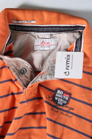 Ανδρικό t-shirt S.Oliver, Μέγεθος S, Χρώμα Πορτοκαλί, Τιμή 12,99 €