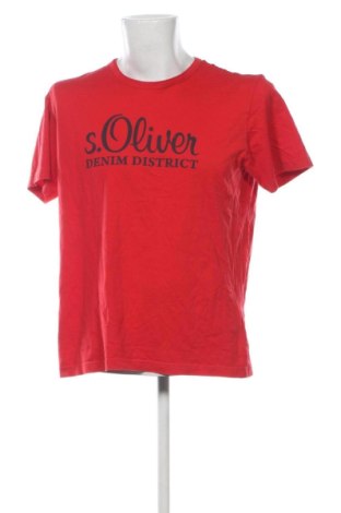 Herren T-Shirt S.Oliver, Größe XL, Farbe Rot, Preis € 10,99