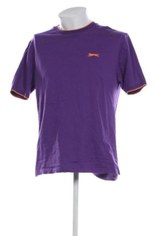 Męski T-shirt Slazenger, Rozmiar XL, Kolor Fioletowy, Cena 42,99 zł