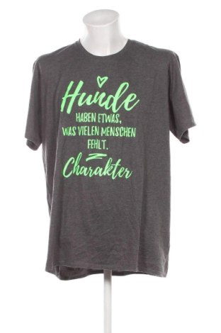 Męski T-shirt Spread Shirt, Rozmiar 3XL, Kolor Szary, Cena 51,99 zł