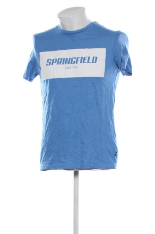 Herren T-Shirt Springfield, Größe M, Farbe Blau, Preis € 10,99