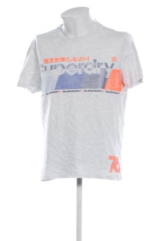 Ανδρικό t-shirt Superdry, Μέγεθος XXL, Χρώμα Γκρί, Τιμή 16,99 €