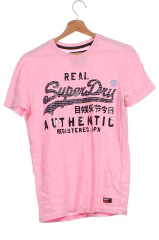 Herren T-Shirt Superdry, Größe XS, Farbe Rosa, Preis € 12,99