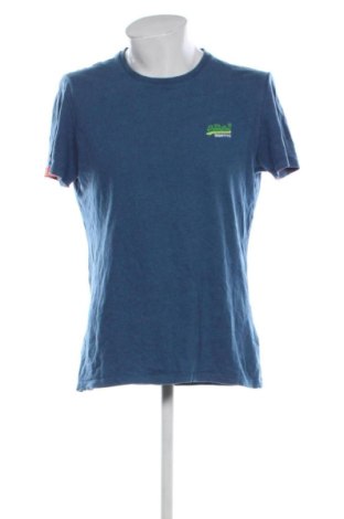Męski T-shirt Superdry, Rozmiar XL, Kolor Niebieski, Cena 48,99 zł