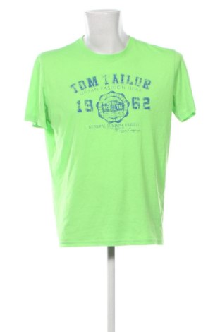Мъжка тениска Tom Tailor, Размер L, Цвят Зелен, Цена 8,18 €