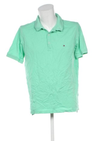 Męski T-shirt Tommy Hilfiger, Rozmiar XXL, Kolor Zielony, Cena 145,99 zł