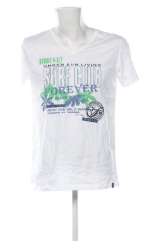 Tricou de bărbați Trigema, Mărime L, Culoare Alb, Preț 46,99 Lei