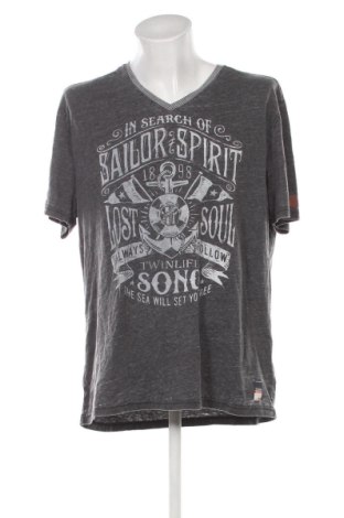 Tricou de bărbați Twinlife, Mărime 4XL, Culoare Gri, Preț 127,99 Lei