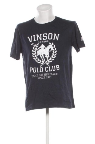 Męski T-shirt Vinson Polo Club, Rozmiar XL, Kolor Niebieski, Cena 51,99 zł